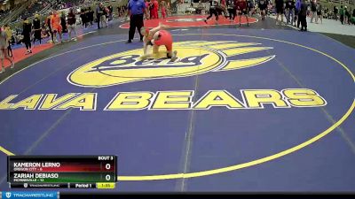 128 lbs Placement (4 Team) - Zariah Debiaso, McMinnville vs Kameron Lerno, Oregon City