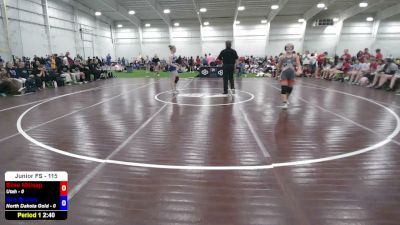 115 lbs Elise Millsap, Utah vs Ella Brown, North Dakota Gold