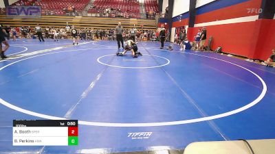 100 lbs Consolation - Axel Booth, Sperry Wrestling Club vs Broderick Perkins, HURRICANE WRESTLING ACADEMY