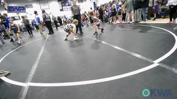 67 lbs Round Of 16 - Easton Rutledge, Choctaw Ironman Youth Wrestling vs Nathan Norris, Standfast