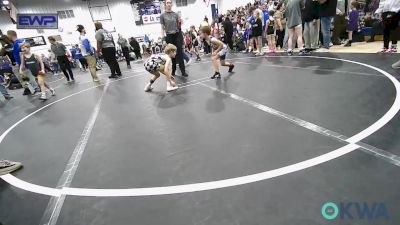 67 lbs Round Of 16 - Easton Rutledge, Choctaw Ironman Youth Wrestling vs Nathan Norris, Standfast