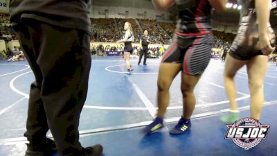 118 lbs Consi Of 16 #1 - Natalie Miller, Perry Lady Maroons vs Alexis Mumford, Noble Takedown Club