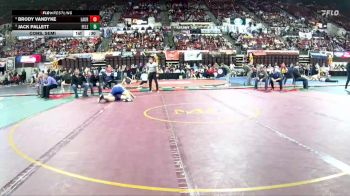 A - 215 lbs Cons. Semi - Brody Vandyke, Laurel vs Jack Pallett, Fergus (Lewistown)