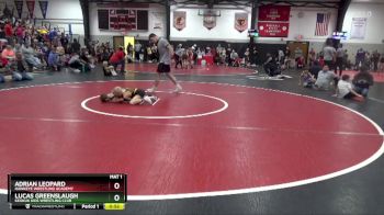 Cons. Round 1 - Adrian Leopard, Hawkeye Wrestling Academy vs Lucas Greenslaugh, Keokuk Kids Wrestling Club