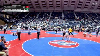 4A-175 lbs Semifinal - Matthew VanWettering, Harris County vs Jackson Moffit, East Forsyth