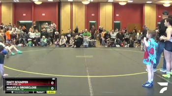 98 lbs Round 2 (6 Team) - Macy Schaefer, MN ALL Star vs Makayla Groseclose, Untouchables