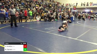 56 lbs Quarterfinal - Cove Condino, WPA Spartans vs Maverick Cipriani, SHWA