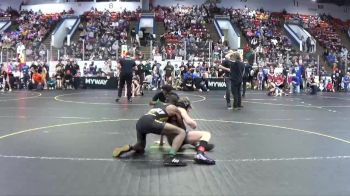 126 lbs Cons. Round 5 - Aidan Beddow, NBWC vs Jamir Goss, Waverly Lions