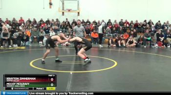 DIVISION 7 lbs Round 1 - Mccoy Mcilravy, Waverly-Shell Rock vs Krayton Zimmerman, Wapsie Valley