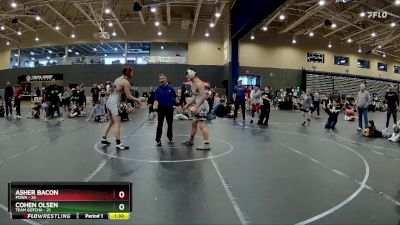 160 lbs Round 3 (8 Team) - Asher Bacon, POWA vs Cohen Olsen, Team Gotcha