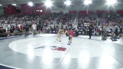135 lbs Cons. Semis - Ana Sofia Vega vs Jorja Carroll, Greenwood Wrestling Club