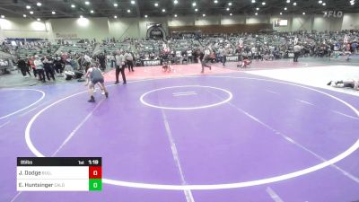 95 lbs Quarterfinal - Jordan Dodge, Bulldog Wrestling Club vs Evan Huntsinger, Caldwell WC