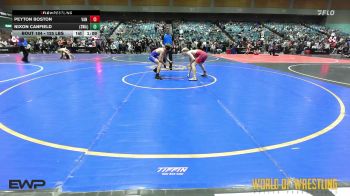 125 lbs Semifinal - Peyton Boston, Van Buren Matdawgs vs Nixon Canfield, Sanderson Wrestling Academy