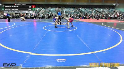 125 lbs Semifinal - Peyton Boston, Van Buren Matdawgs vs Nixon Canfield, Sanderson Wrestling Academy