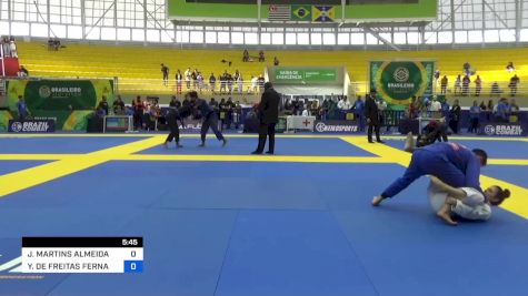 JULYANE MARTINS ALMEIDA vs YUNA DE FREITAS FERNANDES 2023 Brasileiro Jiu-Jitsu IBJJF