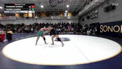 170 lbs Cons. Round 2 - Valeria Alsonso, Aliso Niguel vs Katherine Herrera, La Habra