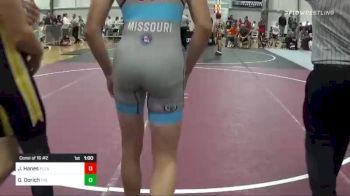 152 lbs Consi Of 16 #2 - Jacob Hanes, Pleasant Hill vs Donnie Dorich, The Nook