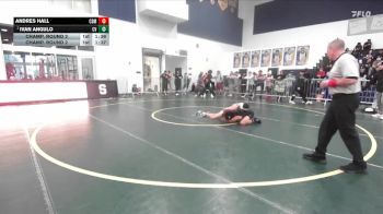 106 lbs Champ. Round 2 - Ivan Angulo, Coachella Valley vs Andres Hall, Corona Del Mar