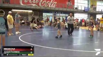 70 lbs Round 7 (10 Team) - Maddox Plambeck, RWA vs Breckin Falb, Alburnette WC
