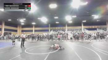 46 lbs Consolation - Trey Mackintosh, Sanderson Wrestling Academy vs Gabriel Rodriguez, Central Coast Most Wanted