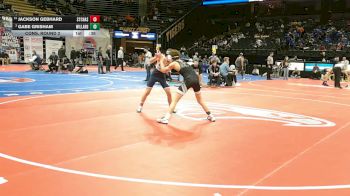106 Class 3 lbs Cons. Round 2 - Jackson Gebhard, St. Charles vs Gabe Grisham, Willard