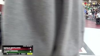 125 lbs Cons. Round 2 - Natalia Gentiluomo, Iowa City, West vs Maddie Swenson, Osage