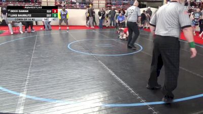 70_B lbs Consi Of 16 #2 - Dexx Daman, Beaver vs Luke Baubilitz, Southeastern