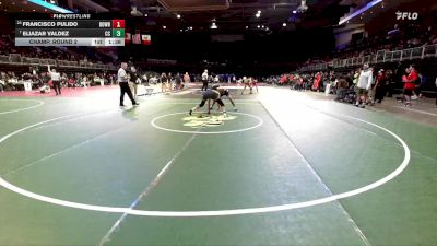 120 lbs Champ. Round 2 - Eliazar Valdez, Central Catholic vs Francisco Pulido, Downey