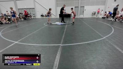 120 lbs Round 1 (8 Team) - Alex Esposito, New Jersey vs Nicolas Enzminger, North Dakota