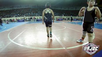 3rd Place - Hunter Ramey, Mustang Bronco Wrestling Club vs Chebon Warrior, Tecumseh Youth Wrestling