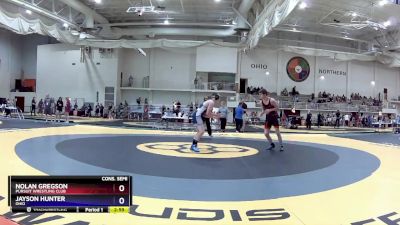 132 lbs Cons. Semi - Nolan Gregson, Pursuit Wrestling Club vs Jayson Hunter, Ohio