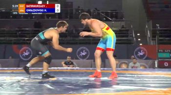 125 kgs Bronze - Yusup Batirmurzaev (KAZ) vs Nick Gwiazdowski (USA)