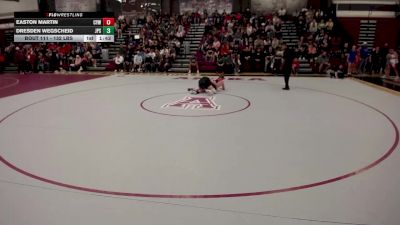 132 lbs Champ. Rd Of 16 - Easton Martin, Centennial Youth Wrestling vs Dresden Wegscheid, Jack Pine Savage