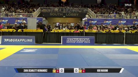 Zara Scarlett Hernandez vs Kiki Narumi 2026 Pan Kids Jiu-Jitsu IBJJF Championship