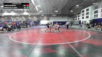 133 lbs Round 3 (10 Team) - Landon Bertsch, Marian University (IN) vs Roman De La Cruz, University Of Saint Mary (KS)