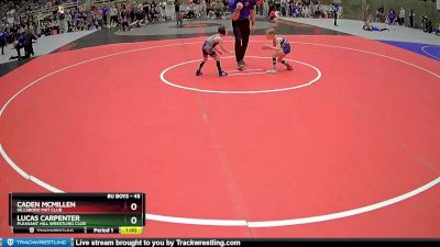 45 lbs Cons. Round 1 - Lucas Carpenter, Pleasant Hill Wrestling Club vs Caden McMillen, Hillsboro Mat Club