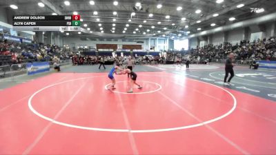 103 lbs Round 3 (3 Team) - Andrew Dolson, Shoreham Wading River HS vs Alyn Capen, Peru Sr HS
