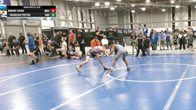 78 lbs Semis - Redek Voss, Roseburg Mat Club /Umpqua Valley Wrestling Associaction vs Marcus Pettis, Team Aggression Wrestling Club