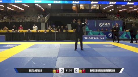 Lyndsie Maurene Peterson vs Greta Notaro 2025 Pan Jiu Jitsu IBJJF Championship