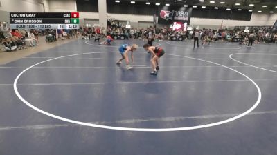 113 lbs Champ. Rd Of 16 - Colton Gray, Combative Sports Athletic Center vs Cain Crosson, Sebolt Wrestling Academy