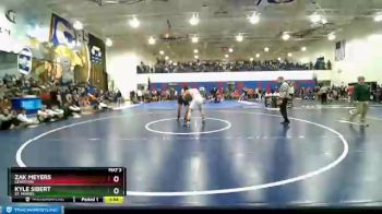 220 lbs Champ. Round 2 - Zak Meyers, Lewiston vs Kyle Sibert, St. Maries
