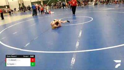 90 lbs Cons. Round 1 - Tate Abbott, Big Red Wrestling Club vs Axton Ayers, Tri-State Grapplers