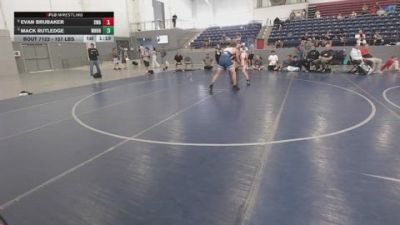 157 lbs Quarters - Mack Rutledge, White Rhino vs Evan Brubaker, Sanderson Wrestling Academy