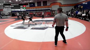 133 lbs Cons. Round 4 - Nolan Frye, University Of Mount Union vs Caiden Heller, Messiah College