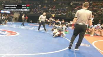 157 Class 3 lbs Champ. Round 1 - Zekey Camden, Poplar Bluff vs James Edmiston, Winnetonka