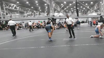 190 lbs Round 5 (6 Team) - Xayden Sallit, Grit Mat Club Blue vs Josh Gibbs, East Coast Time Out