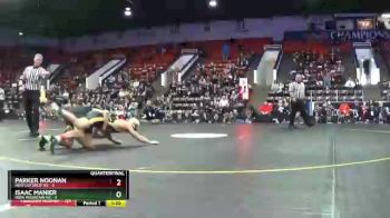 140 lbs Quarterfinals (8 Team) - Parker Noonan, New Lothrop HS vs Isaac Manier, Iron Mountain HS