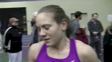 Lauren Johnson after 800 at 2011 Flotrack Husky Classic