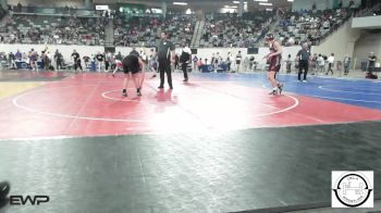 123 lbs Round Of 32 - Jaxon Miner, Perry vs Corbin Pendergrass, Mustang Middle School