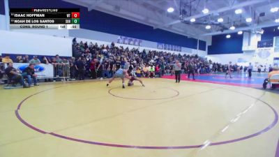 157 lbs Cons. Round 1 - Isaac Hoffman, West Torrance vs Noah De Los Santos, Sonora